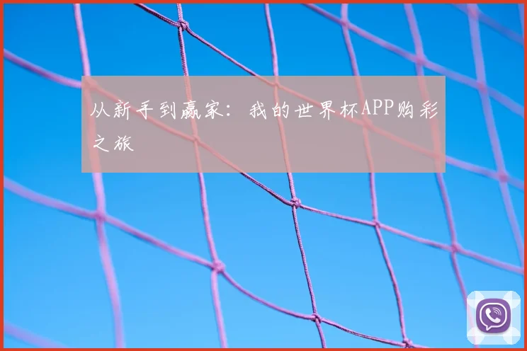 从新手到赢家:我的世界杯APP购彩之旅
